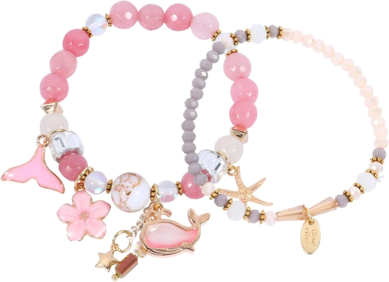 GALPADA 1Pc Ocean Series Double Layer Beaded Bracelet for Stylish Hand Jewelry for Parties and Everyday Wear Durable and Comfortable Versatile Fashion Accessory for Moms