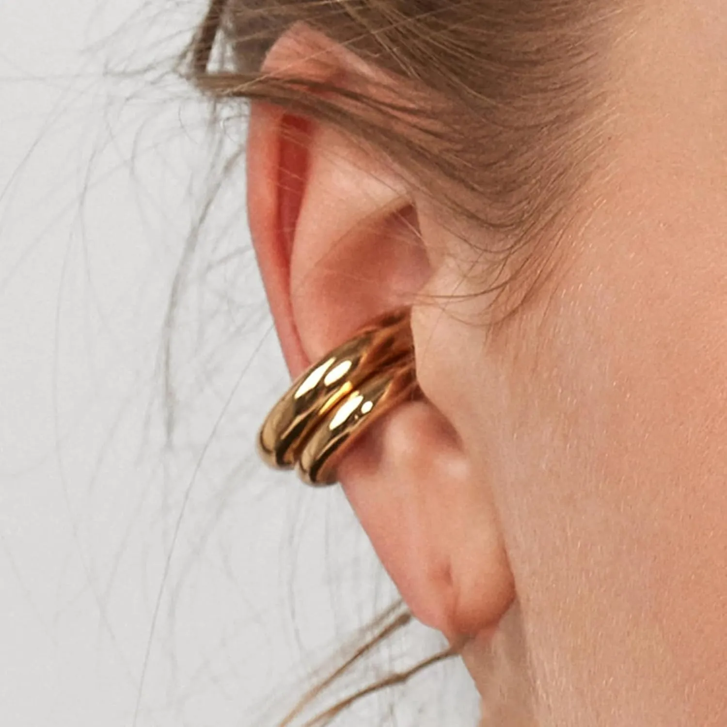 Gold Ear Cuffs Non Piercing Silver Ear Cuff Earrings for Women Fake Piercings Cartilage Earrings Non Pierced Clip On Earrings Dainty Silver Earrings