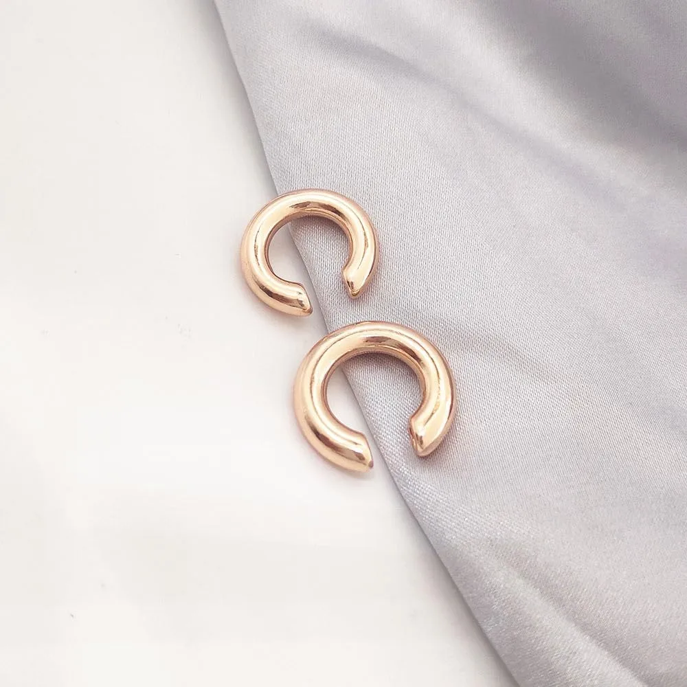 Gold Ear Cuffs Non Piercing Silver Ear Cuff Earrings for Women Fake Piercings Cartilage Earrings Non Pierced Clip On Earrings Dainty Silver Earrings