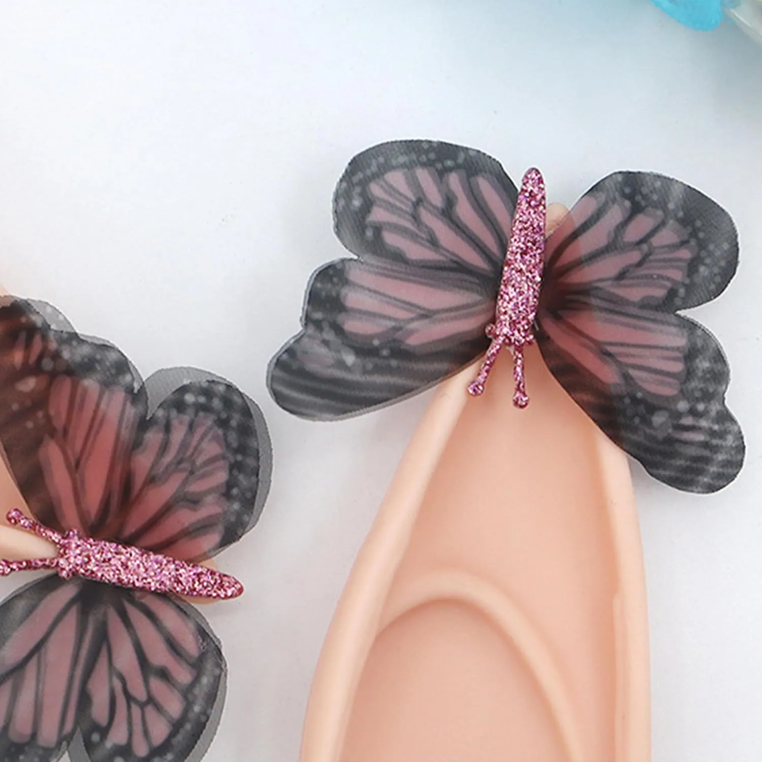 Gothic Elf Ear Cuffs for Women Fairy Ear Cuff Earrings Butterfly Ear Wrap Earrings for Women Cosplay Costumes