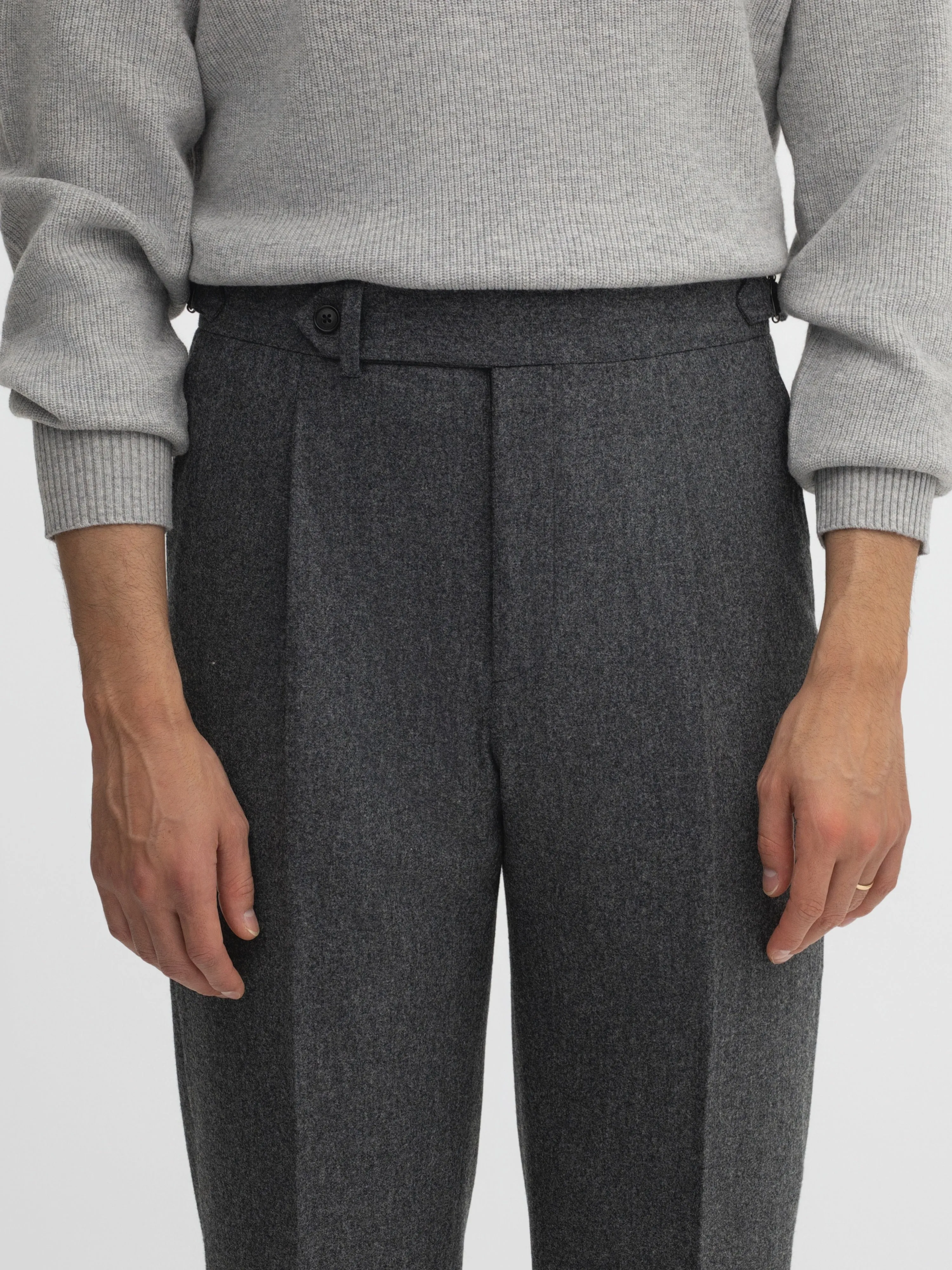 Grey Flannel Wool Suit (SB)