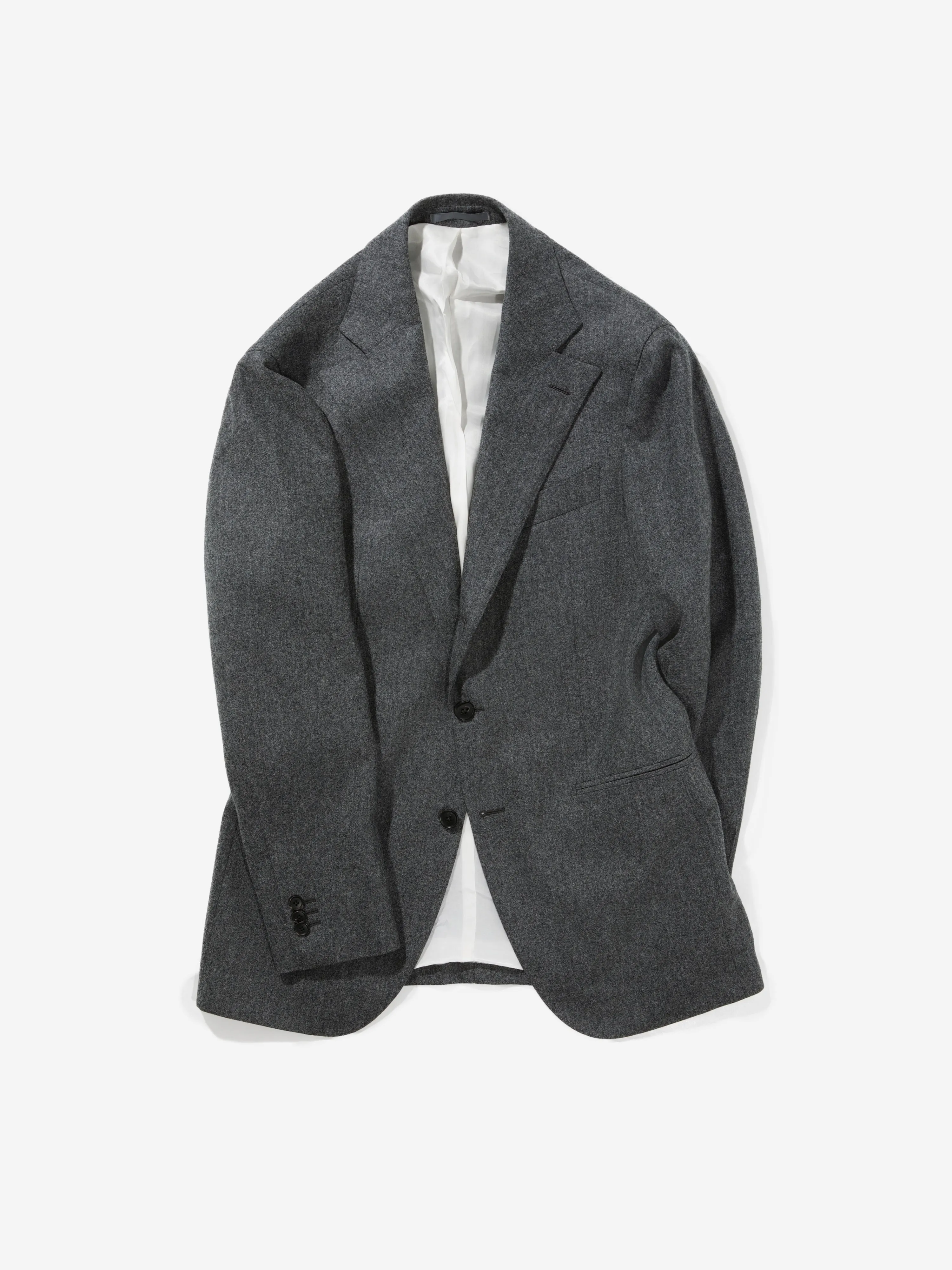 Grey Flannel Wool Suit (SB)