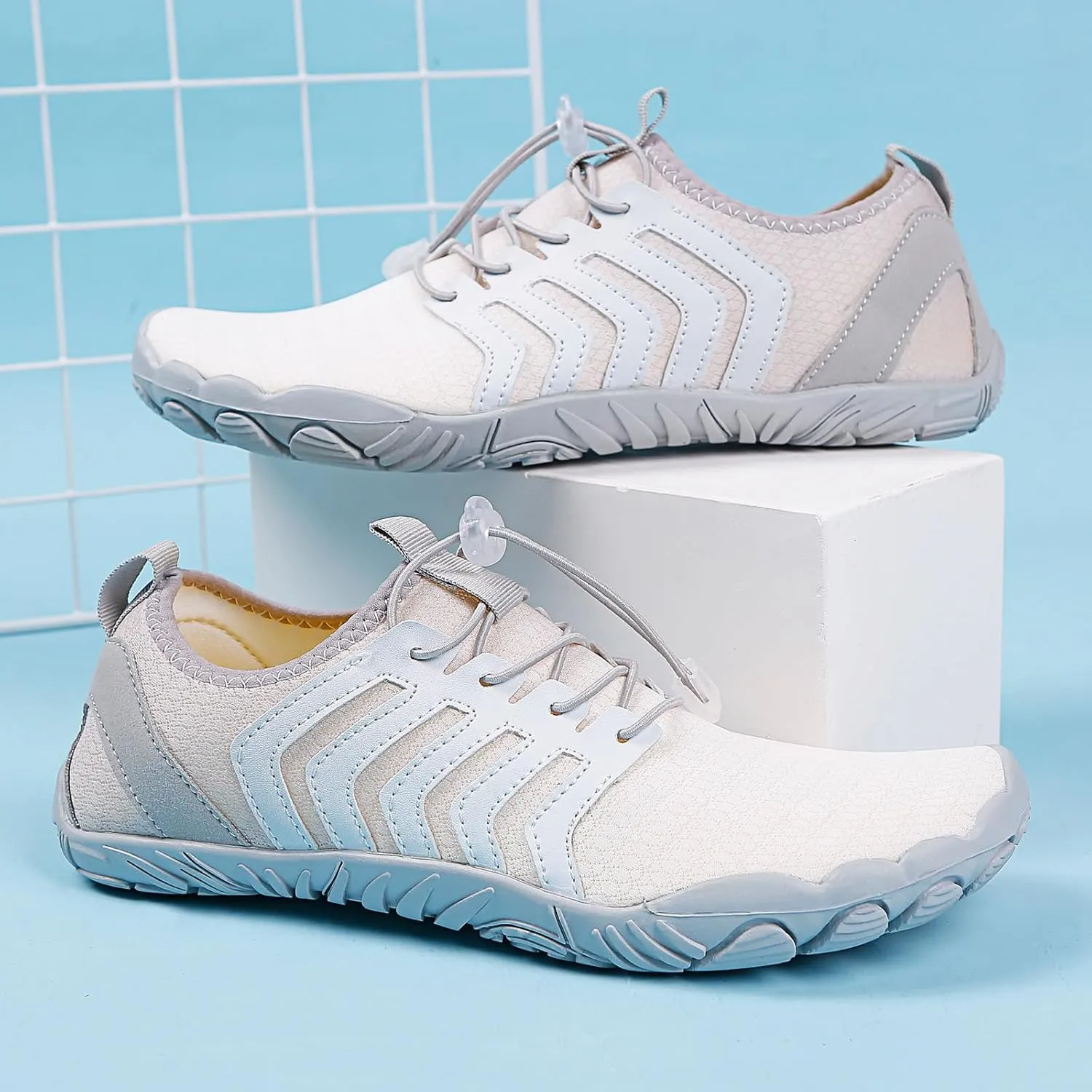 Grounded Barefoot Footwear for Women Men Hike Walking Shoes Quick Drying Breathable Sneaker Waterproof Non-Slip Shoes Swimming Beach Wide Outdoor Shoe Unisex with Arch Support