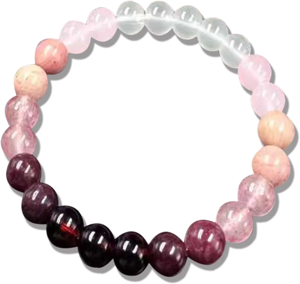 Handmade Beaded Lucky Bracelet, 8mm Fashion Bead Bracelet