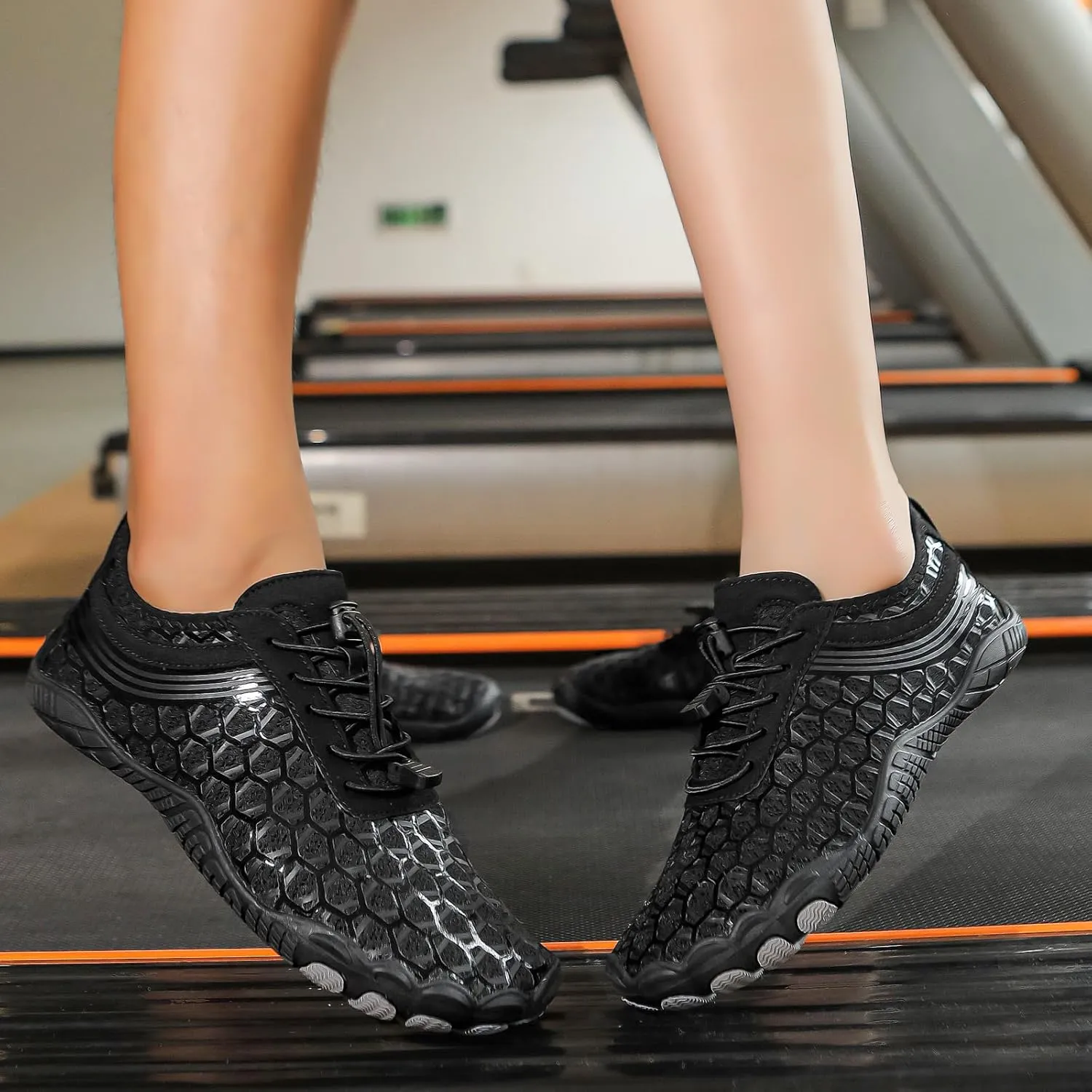 Hike Barefoot Shoes for Women Men Wide Toe Box Non-Slip Pro Water Shoes Breathable Athletic Footwear Quick-Dry Barefoot Flexible Lightweight Daily Wear Workout Sneaker for Hiking Surfing Training