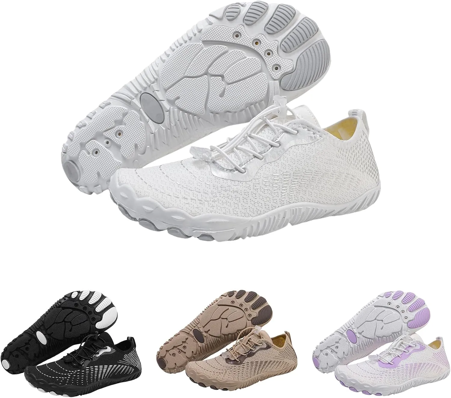 Hike Barefoot Shoes Women Men Wide Toe Running Shoes Quick-Dry Barefoot Swim Beach Pool Shoe Aqua Socks Breathable & Non-Slip Athletic Footwear