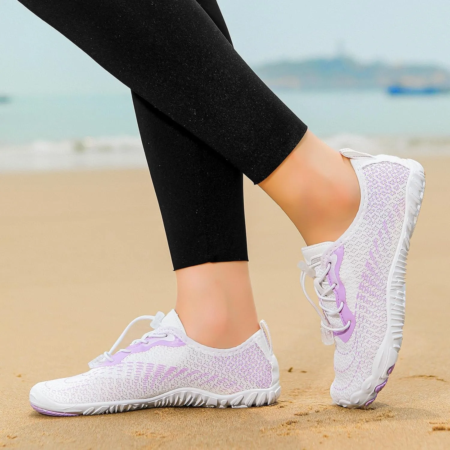 Hike Barefoot Shoes Women Men Wide Toe Running Shoes Quick-Dry Barefoot Swim Beach Pool Shoe Aqua Socks Breathable & Non-Slip Athletic Footwear