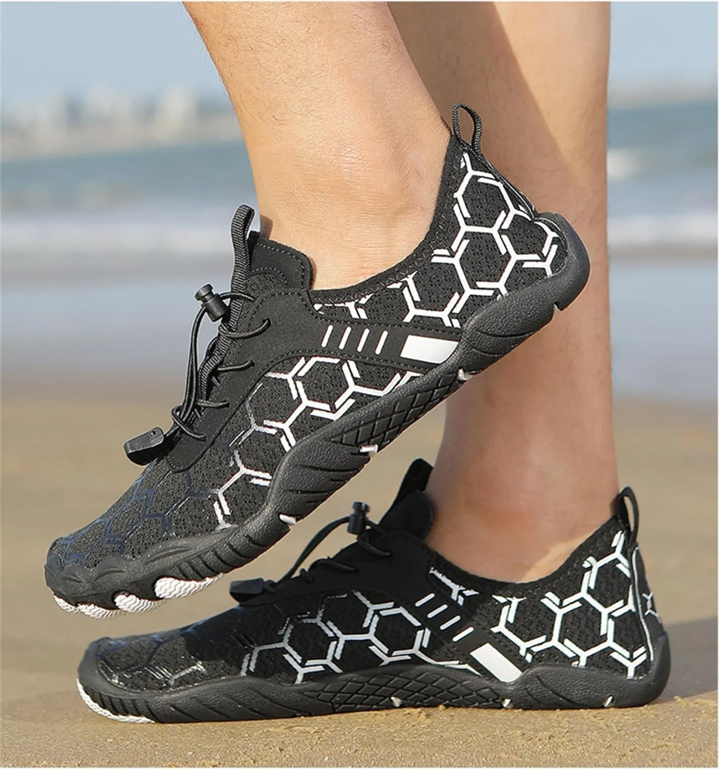 Hike Shoes Women Men Pro Barefoot Shoes with Wide Toe Box Healthy & Non-Slip Lightweight Breathable Sneakers Unisex Quick Dry Zero Drop Trail Running Shoe Sneakers