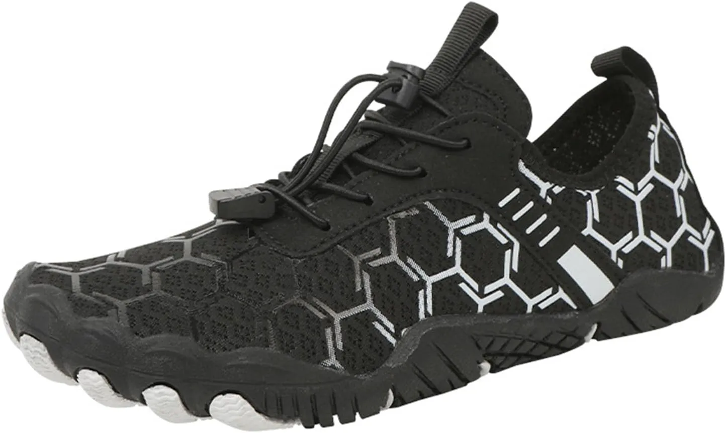 Hike Shoes Women Men Pro Barefoot Shoes with Wide Toe Box Healthy & Non-Slip Lightweight Breathable Sneakers Unisex Quick Dry Zero Drop Trail Running Shoe Sneakers
