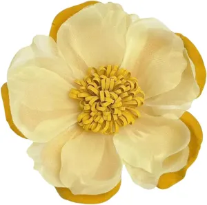Large Red Rose Flower Brooches Pins for Women Dainty Satin Fabric Brooches Big Camellia Flower Brooch Wedding Party Clothing Pin Accessory Jewelry