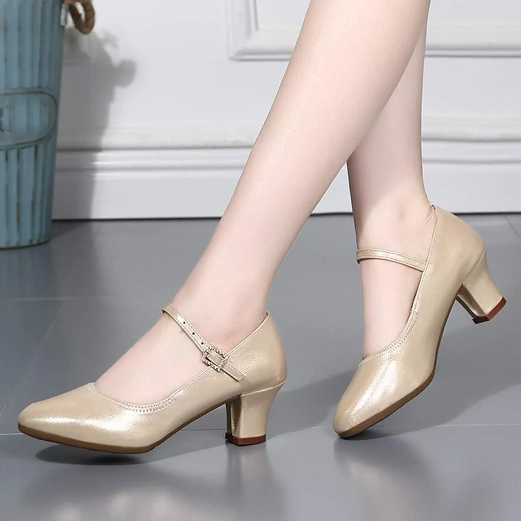 Latin Single Fashion Dancing Women Shoes Dance Ballroom Prom Women's Espadrille Wedges Sandals for Women Low Heel