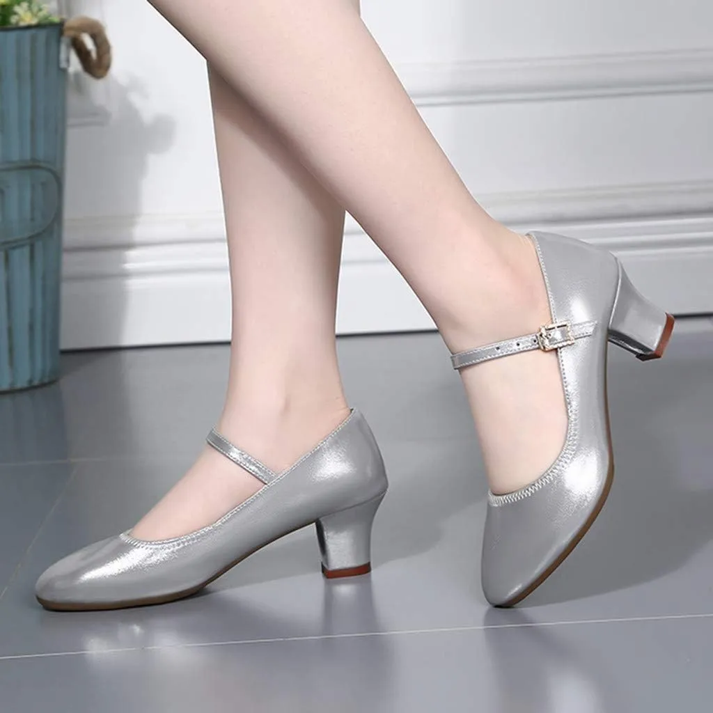 Latin Single Fashion Dancing Women Shoes Dance Ballroom Prom Women's Espadrille Wedges Sandals for Women Low Heel