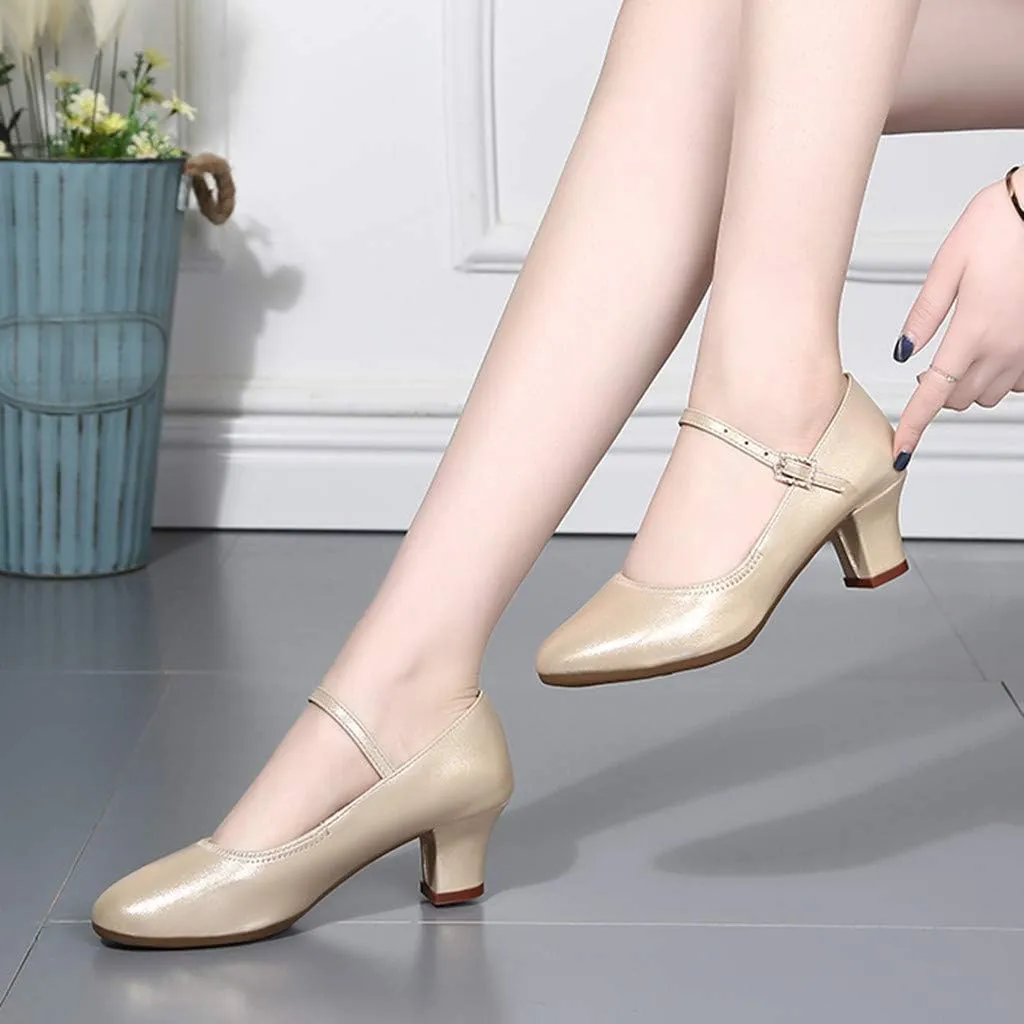 Latin Single Fashion Dancing Women Shoes Dance Ballroom Prom Women's Espadrille Wedges Sandals for Women Low Heel