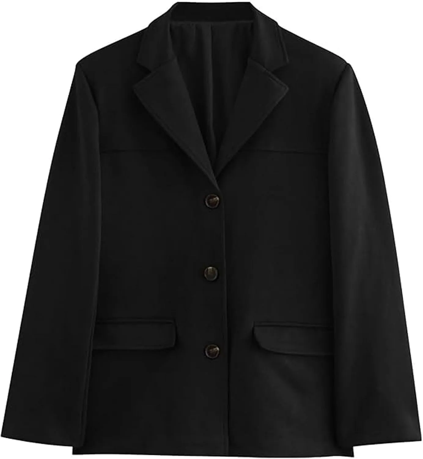 loveimgs Women Faux Suede Jacket Y2k Vintage Oversized Leather Blazer Jacket Aesthetic Moto Barn Jacket Trench Coat