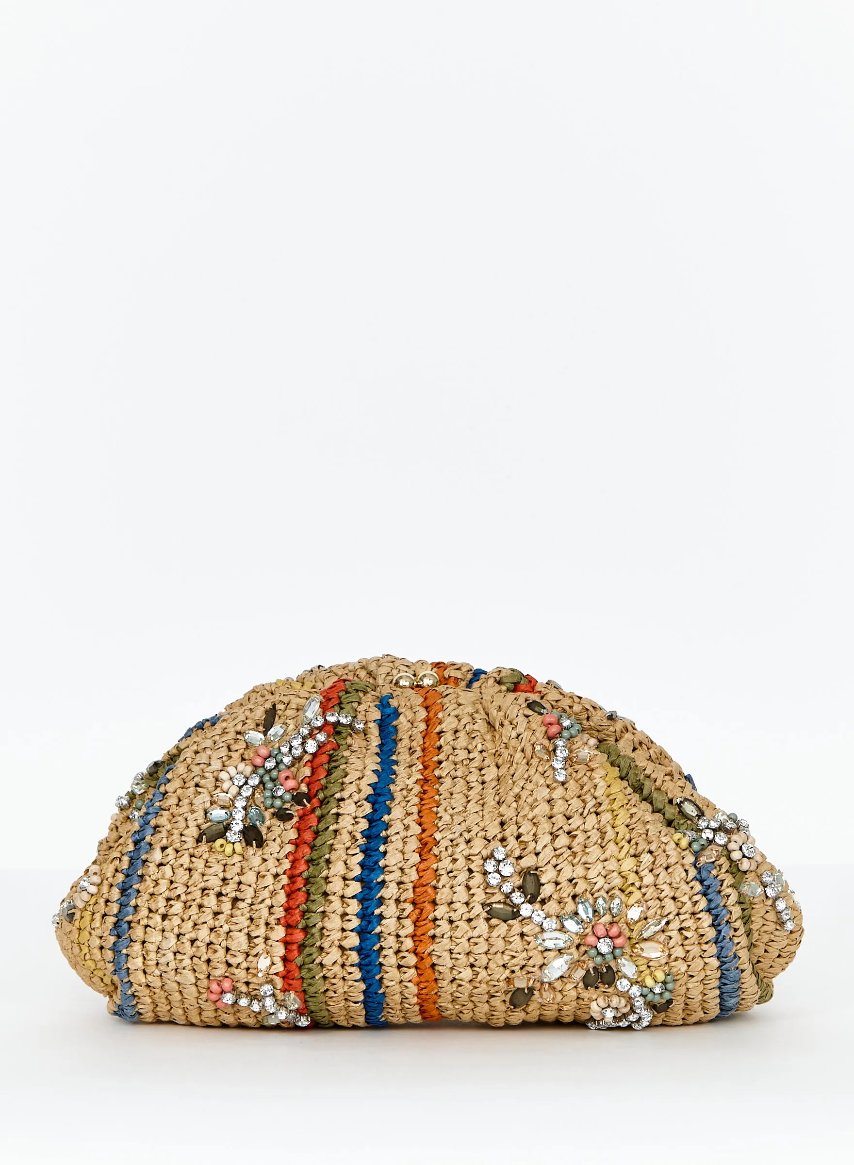 Mabe Alora Raffia Clutch