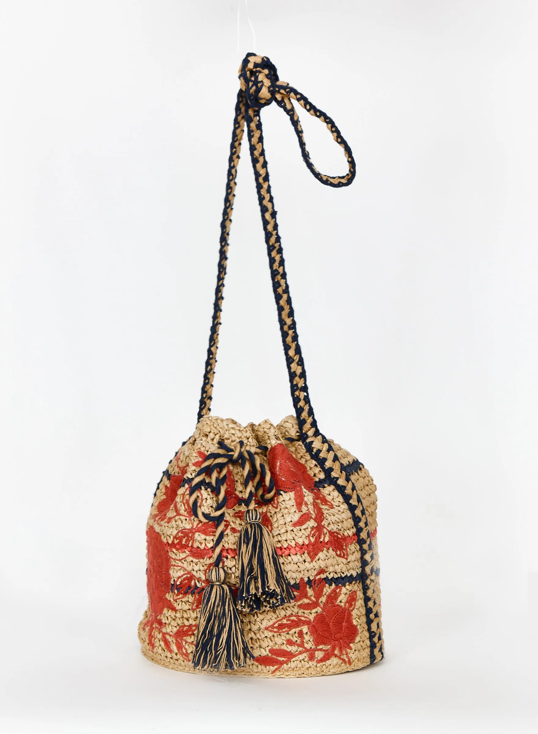Mabe Dora Raffia Pouch