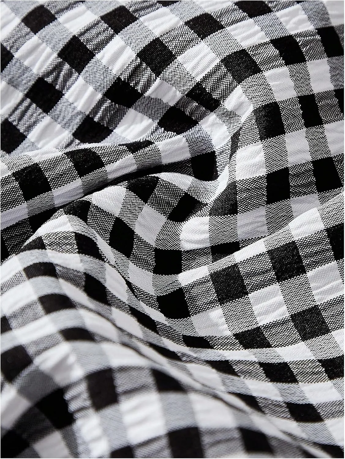 MakeMeChic Women's 3 Pack Plaid Boxer Shorts Y2k Elastic High Waist Lounge Gingham Shorts