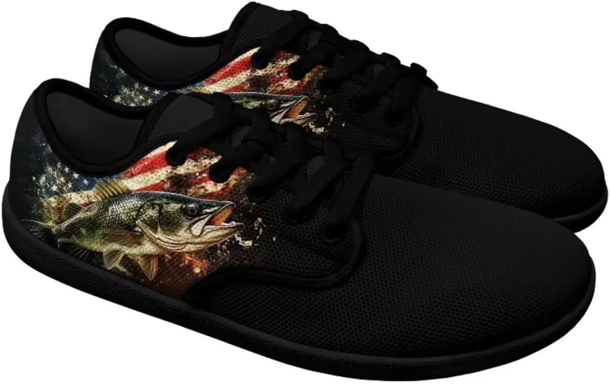Men Minimalist Walking Shoes Wide Toe Barefoot Shoes Zero Drop Casual Sneakers Breathable Slip On Tennis Shoe