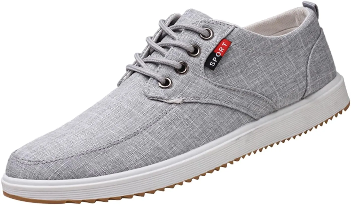 Men Shoes Fashion Canvas Shoes High Soled Men Canvas Sports Casual for Mens Go Walk 5 Qualify Sneaker