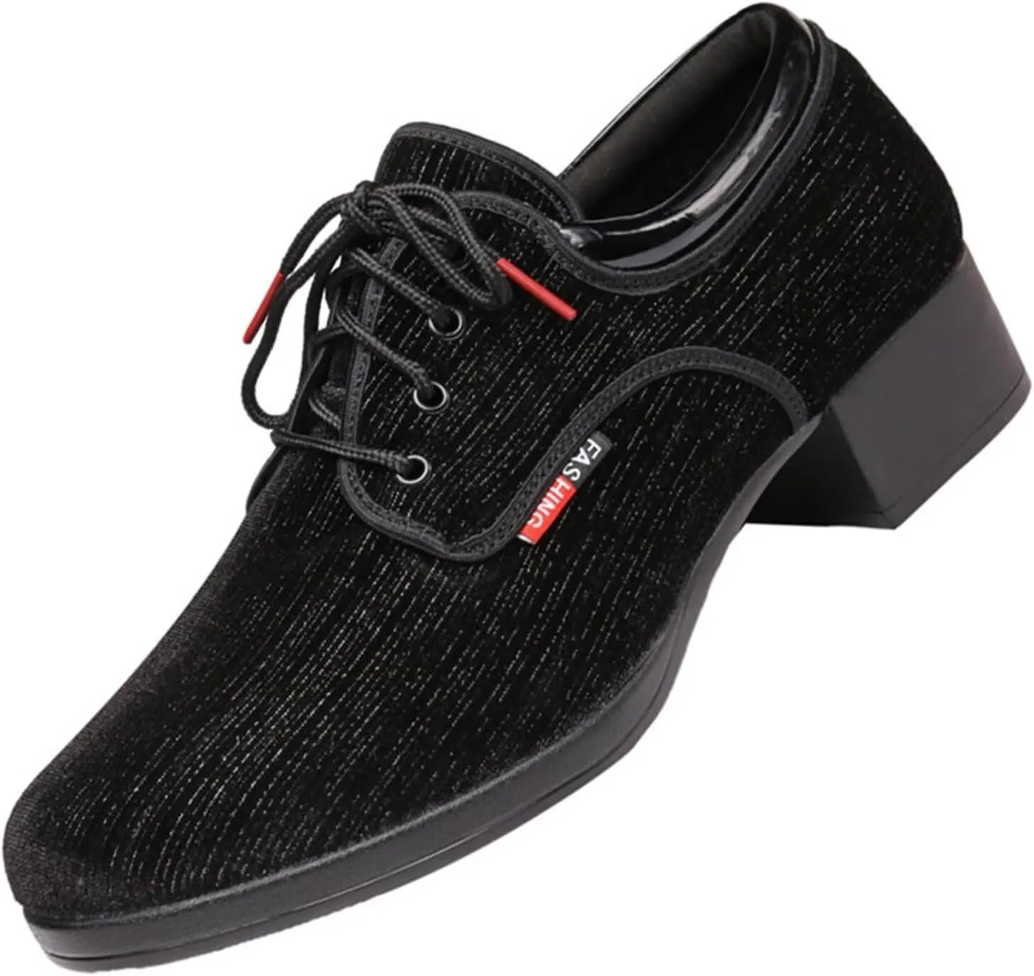 Men's Ballroom Dance Shoes Black Closed Toe Performance Dance Shoes Fashion Salsa Tango Waltz Latin Smooth Swing Dance Sneakers