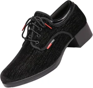 Men's Ballroom Dance Shoes Black Closed Toe Performance Dance Shoes Fashion Salsa Tango Waltz Latin Smooth Swing Dance Sneakers