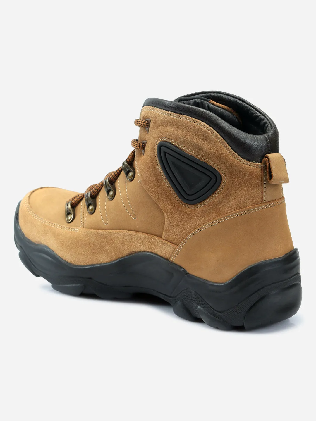 Men's Camel High Ankle Outdoor Boot (ID1093)