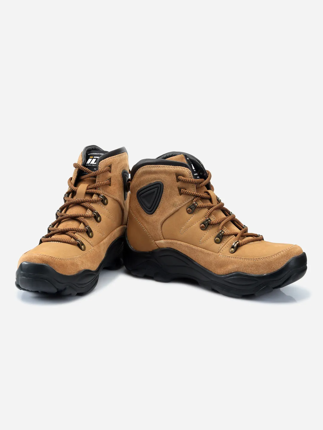 Men's Camel High Ankle Outdoor Boot (ID1093)