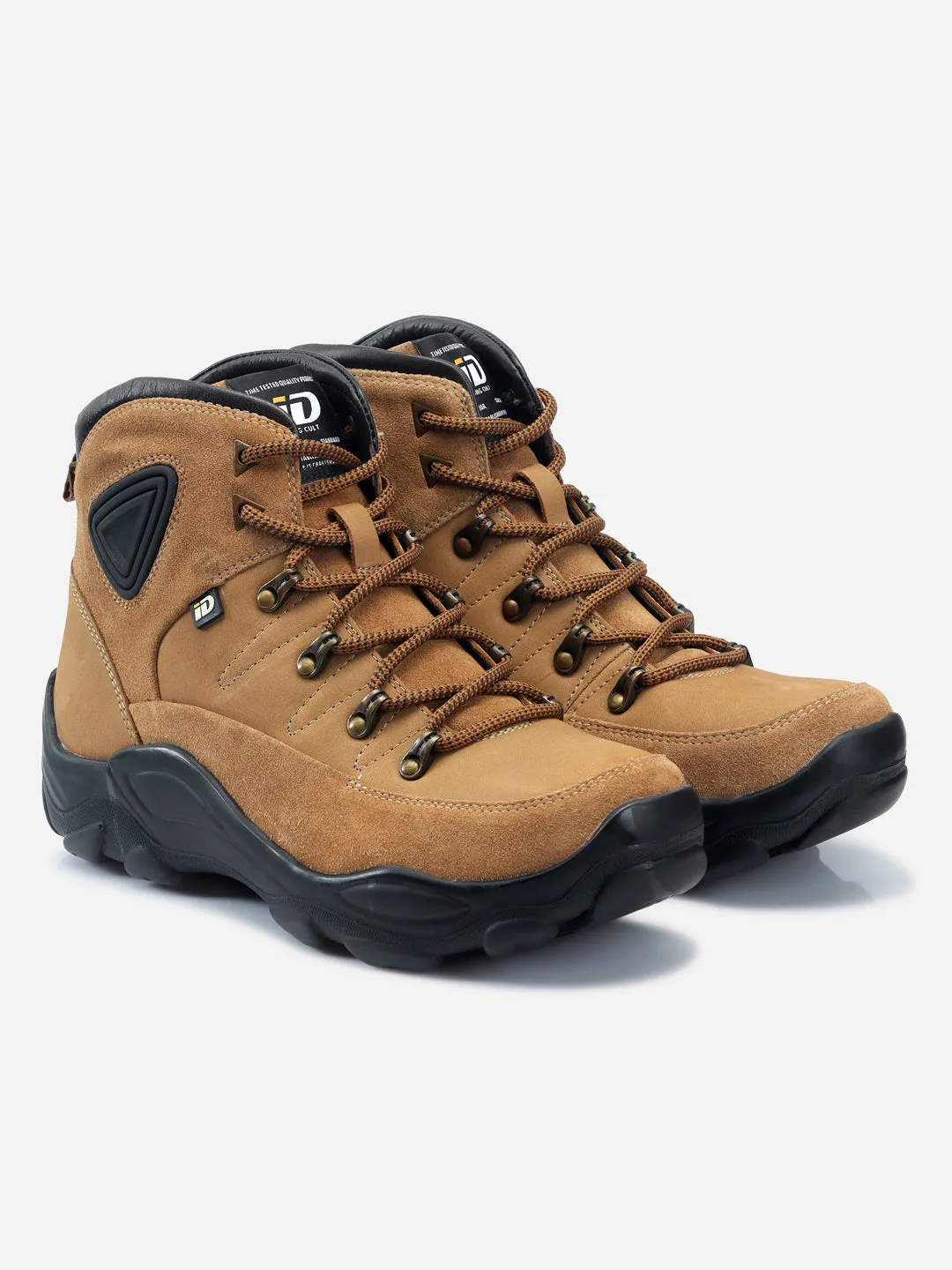 Men's Camel High Ankle Outdoor Boot (ID1093)