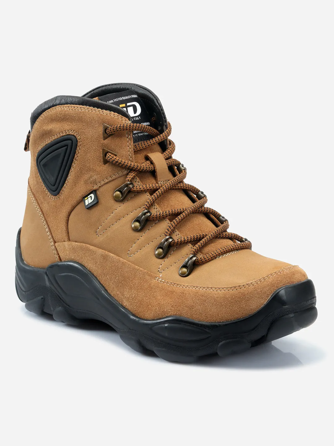 Men's Camel High Ankle Outdoor Boot (ID1093)