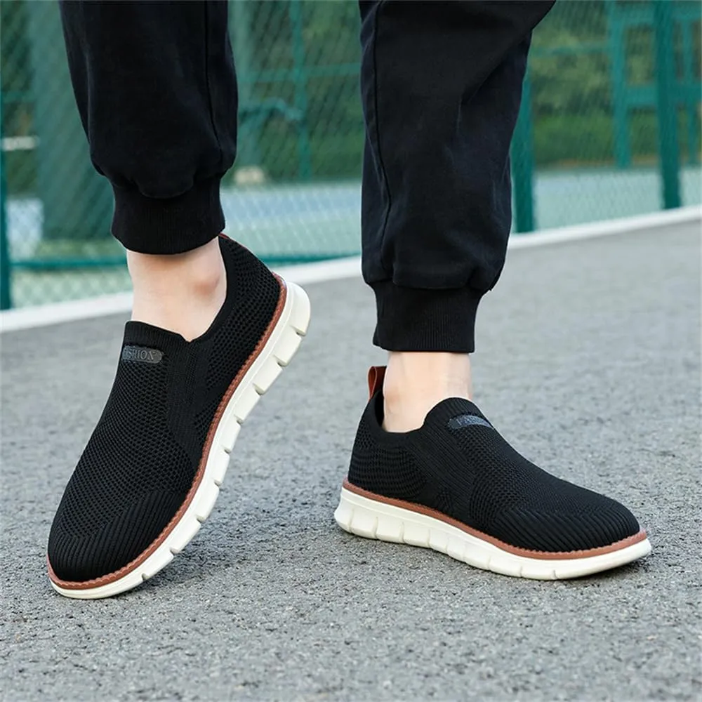 Men's Non Slip Running Shoes Slip On Casual Walking Shoes Fashion Mesh Sneakers Workout Sports Shoes
