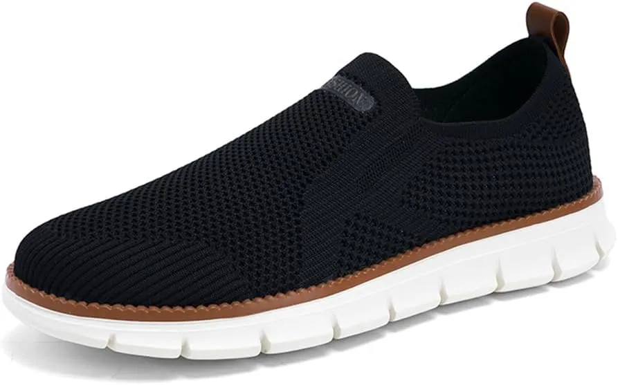 Men's Non Slip Running Shoes Slip On Casual Walking Shoes Fashion Mesh Sneakers Workout Sports Shoes