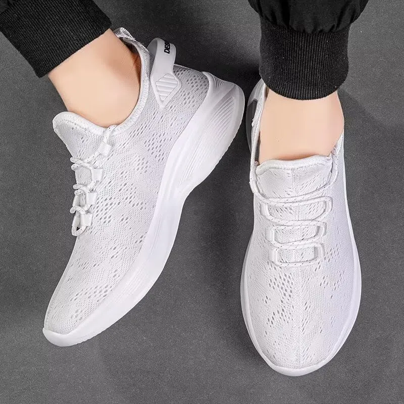 Men's Road Running Shoes Breathable Lightweight Walking Shoes Workout Sport Sneakers Plus Size Shoes for Men
