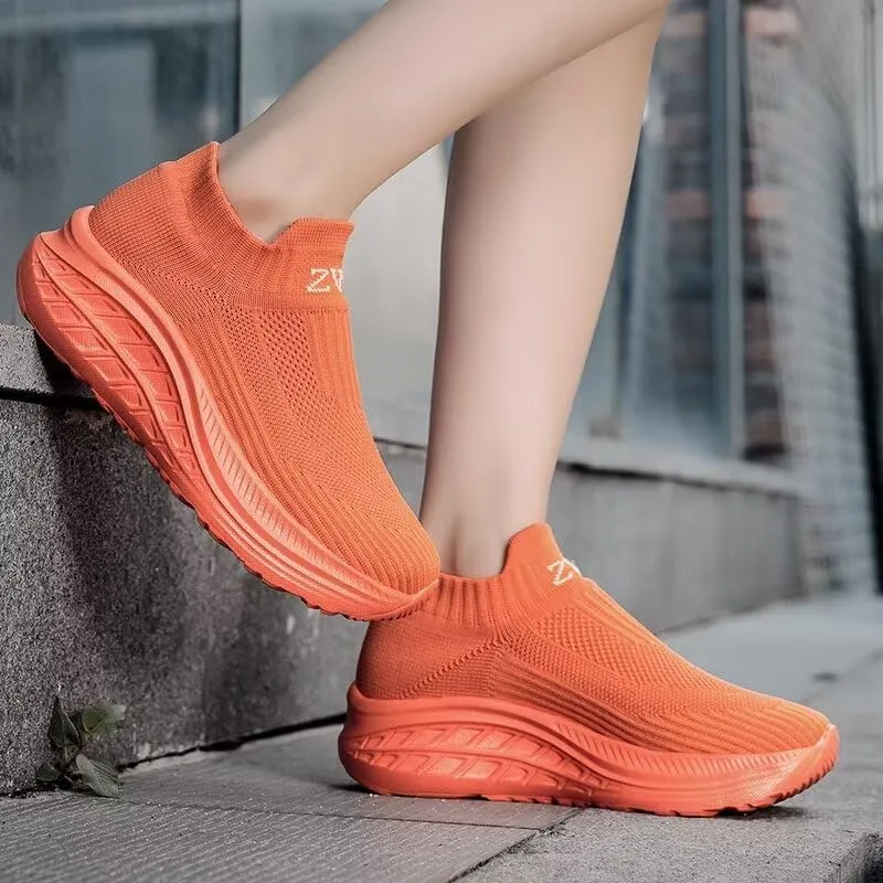 Men's Slip On Running Shoes for Men Sneakers Lightweight Walking Shoes Work Shoes for Women