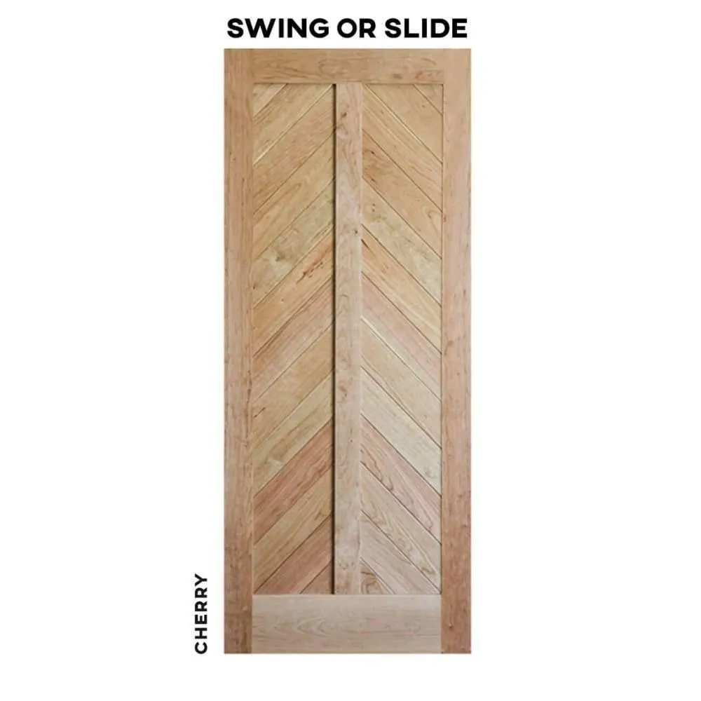Mountain Chevron Swinging Interior Door