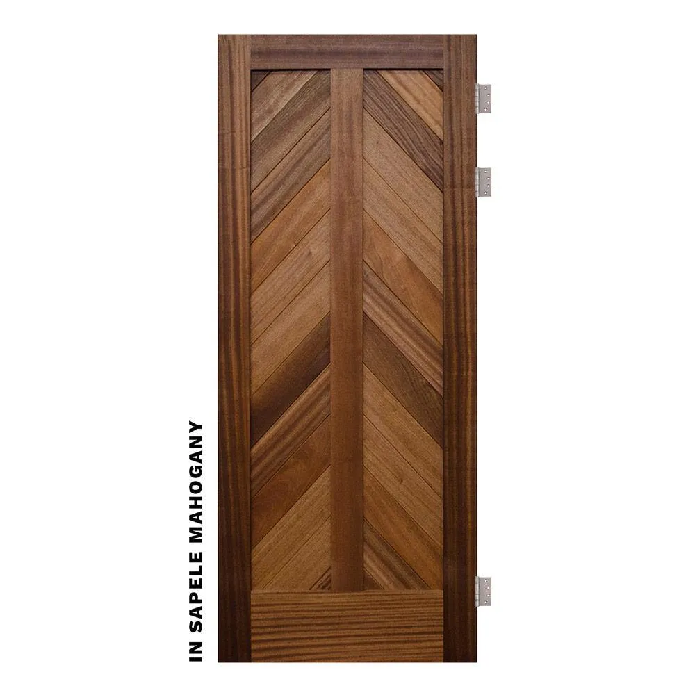 Mountain Chevron Swinging Interior Door