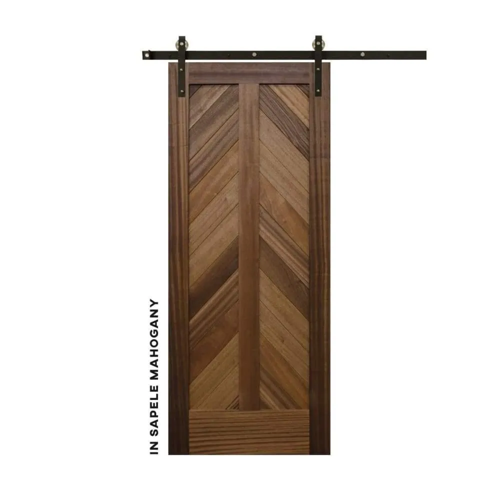 Mountain Chevron Swinging Interior Door