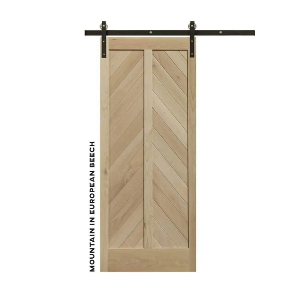Mountain Chevron Swinging Interior Door