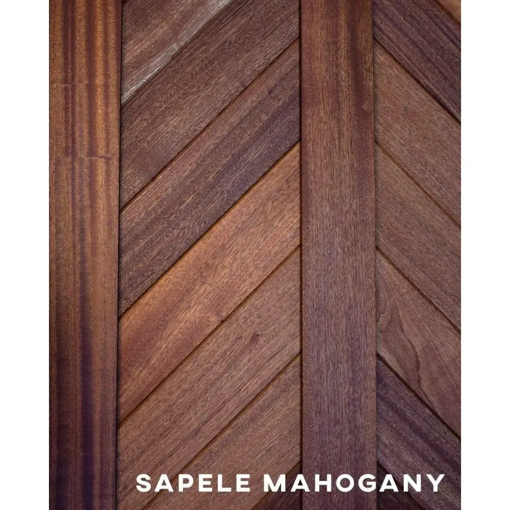 Mountain Chevron Swinging Interior Door