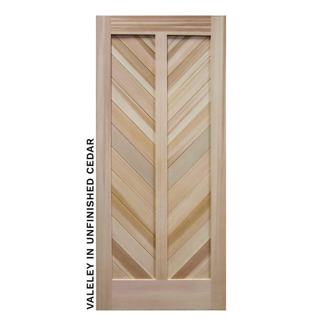 Mountain Chevron Swinging Interior Door