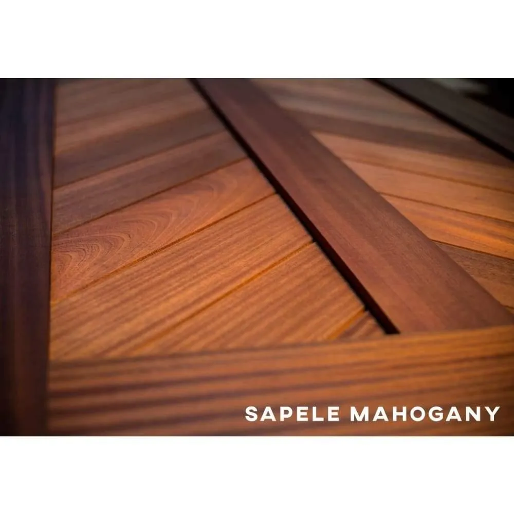 Mountain Chevron Swinging Interior Door