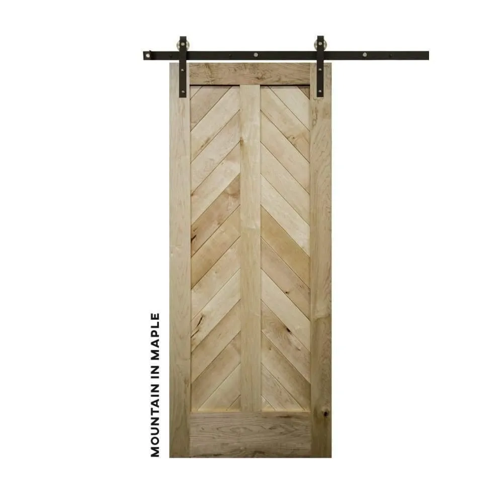 Mountain Chevron Swinging Interior Door