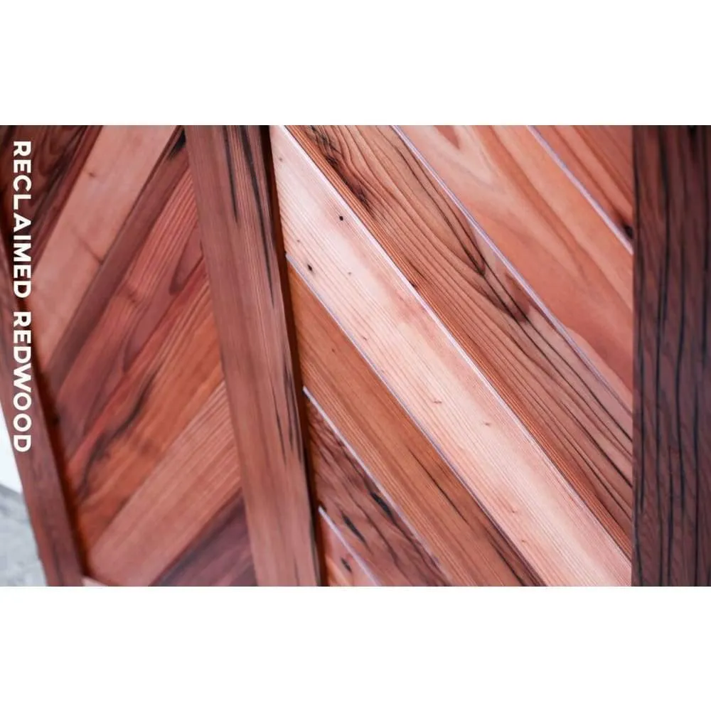 Mountain Chevron Swinging Interior Door
