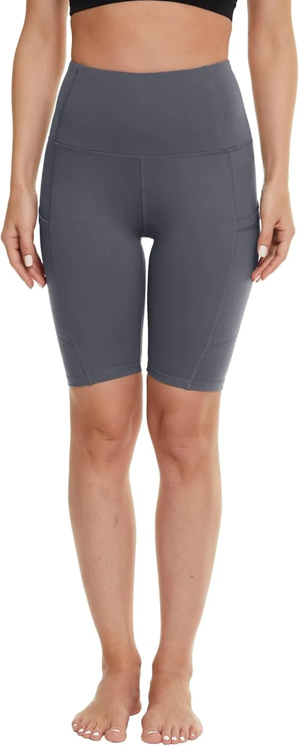 NexiEpoch Workout Shorts Women - High Waist Biker Shorts Tummy Control Gym Spandex Shorts for Yoga Athletic Running
