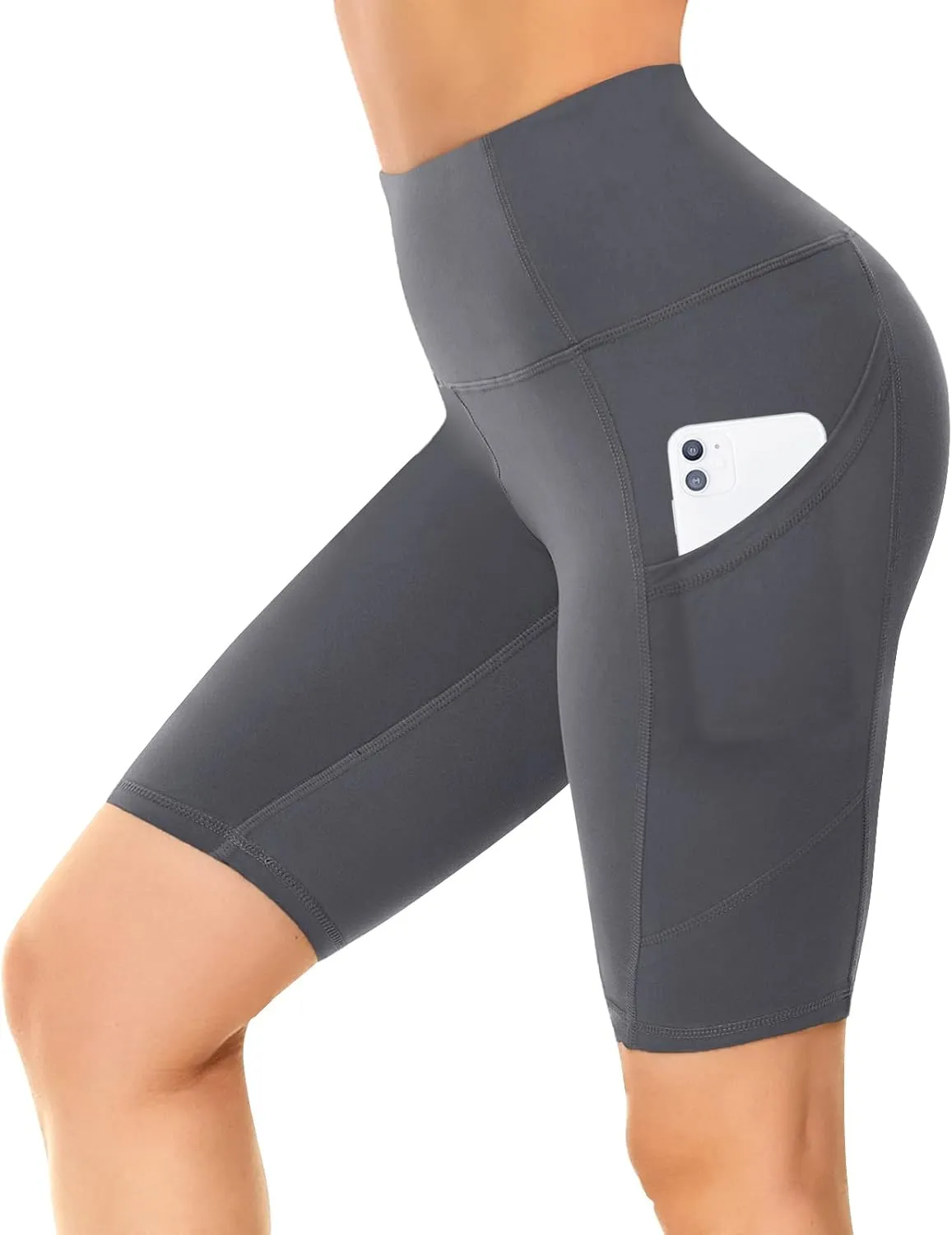 NexiEpoch Workout Shorts Women - High Waist Biker Shorts Tummy Control Gym Spandex Shorts for Yoga Athletic Running
