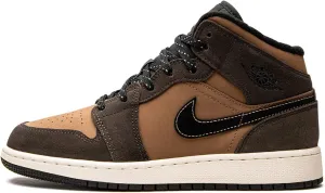 Nike Youth Air Jordan 1 Mid Se GS Electro Orange