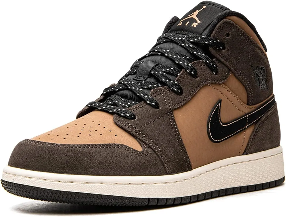 Nike Youth Air Jordan 1 Mid Se GS Electro Orange