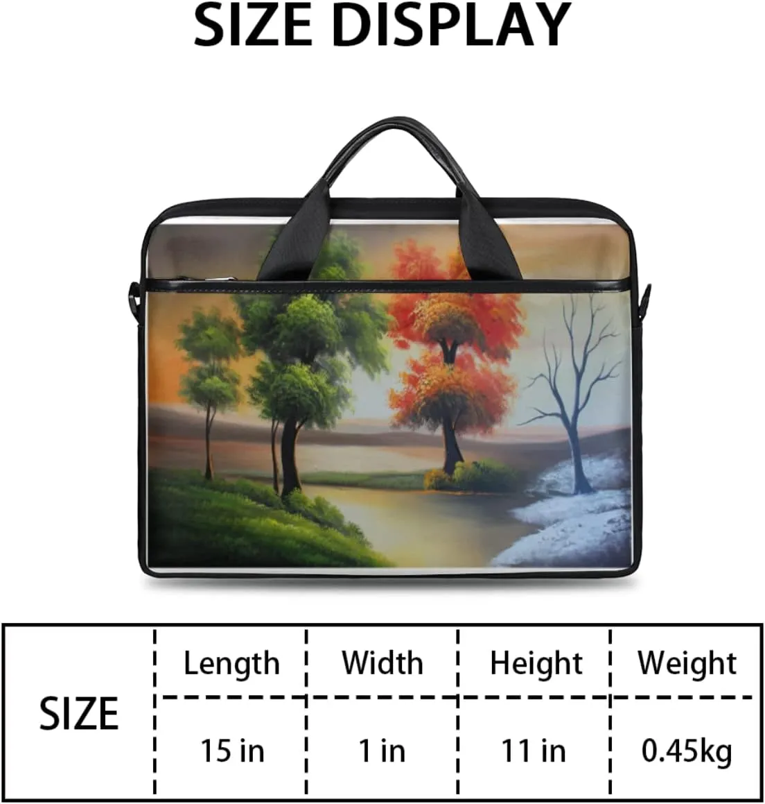 Palm Leaves Tropical Sea Beach Laptop Shoulder Messenger Bag Waterproof Laptop Briefcase Case Sleeve