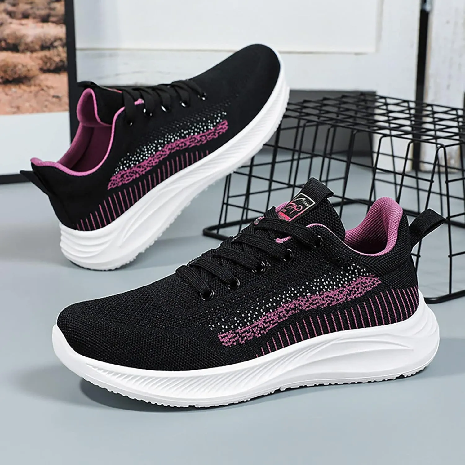 Platform Sneakers for Women High Top Walking Shoes Women Flat Feet Arch Support Wide Nursing Shoes Women Wide Toe Box Shoes Women Sneakers Zapatos De Trabajo para Mujer Antideslizante E Impermeables