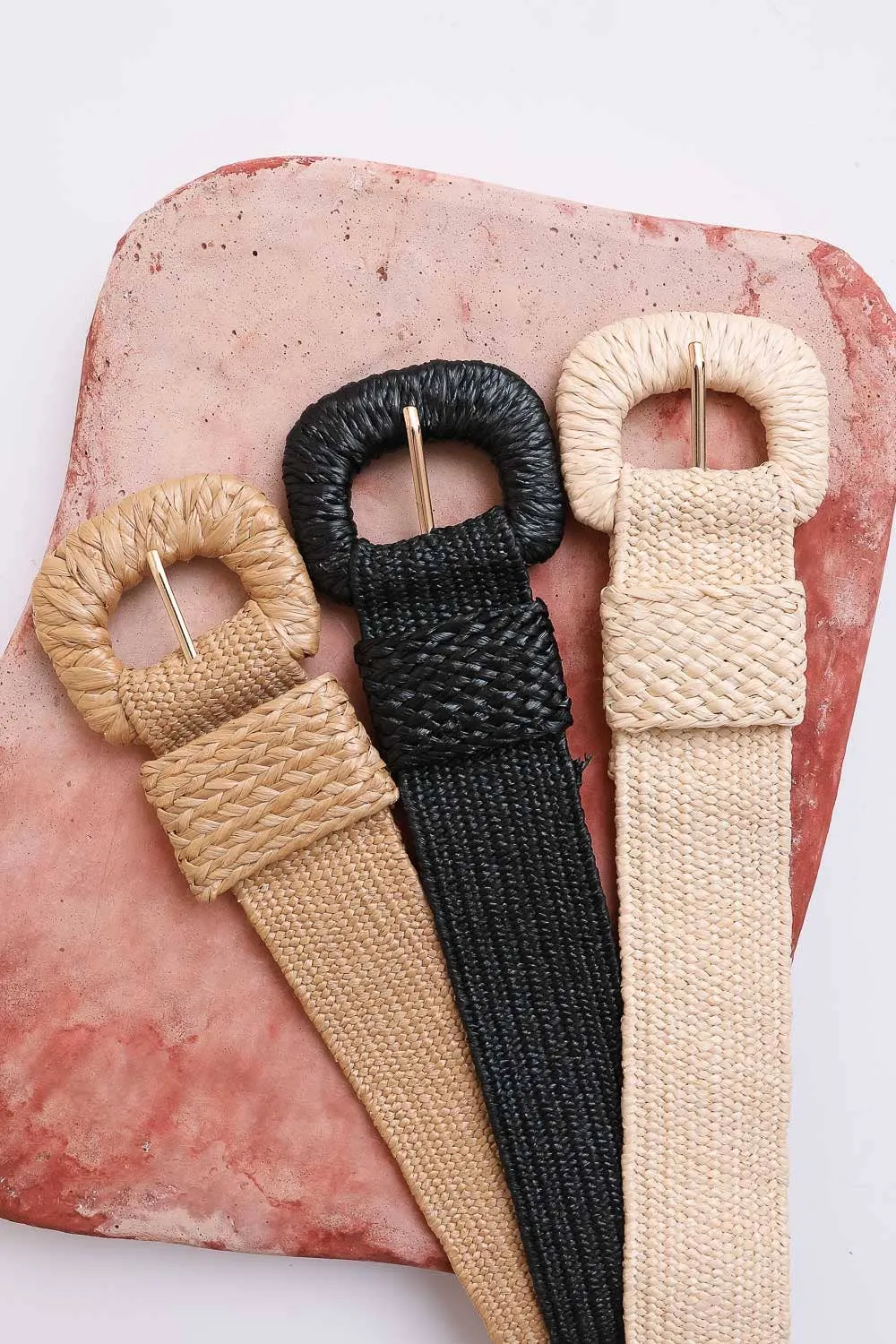 Raffia Belt