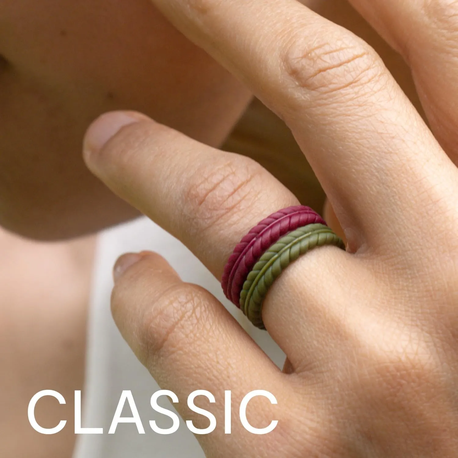 ROQ Silicone Rubber Wedding Ring for Men, Comfort Fit, Men's Wedding Band, Breathable Rubber Engagement Band, Engraved Middle Line and Dome Solid, Multi Packs, Multi Colors